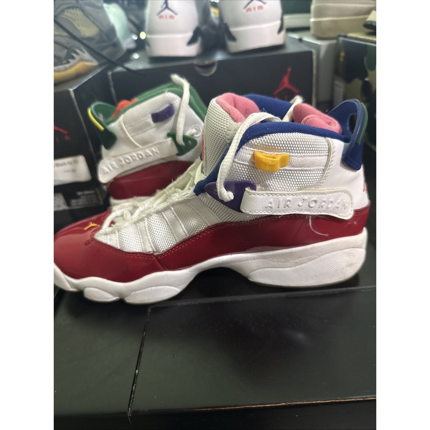 Size 6.5 (GS) - Jordan 6 Rings Mid Multicolor