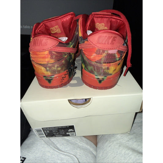 Nike SB Dunk Low Pro Woo QS the Wizard of oz Poppy Field LEP Size 5.5