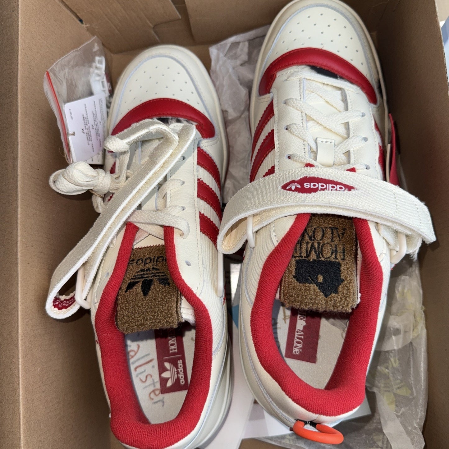 Size 12 - Home Alone x adidas Forum Low Red