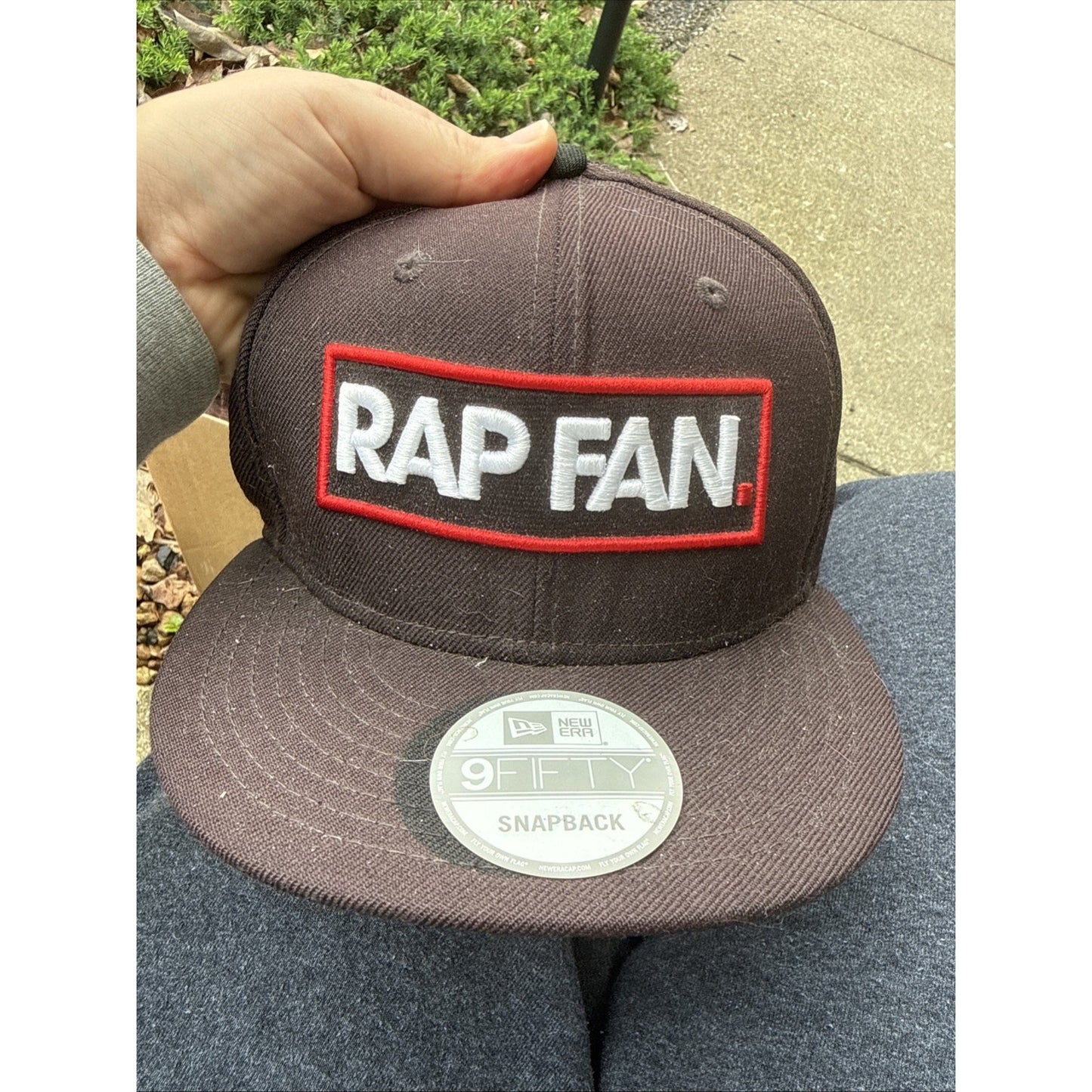 VTG Yupoong Classics Snapback "RAP FAN" NWA L.A. RAIDERS BO 🔥🔥🔥