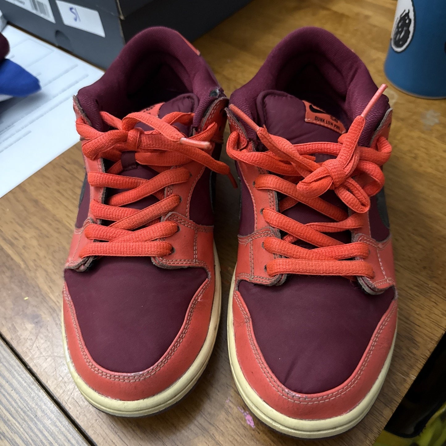 Size 9 - Nike Dunk SB Low Laser Crimson
