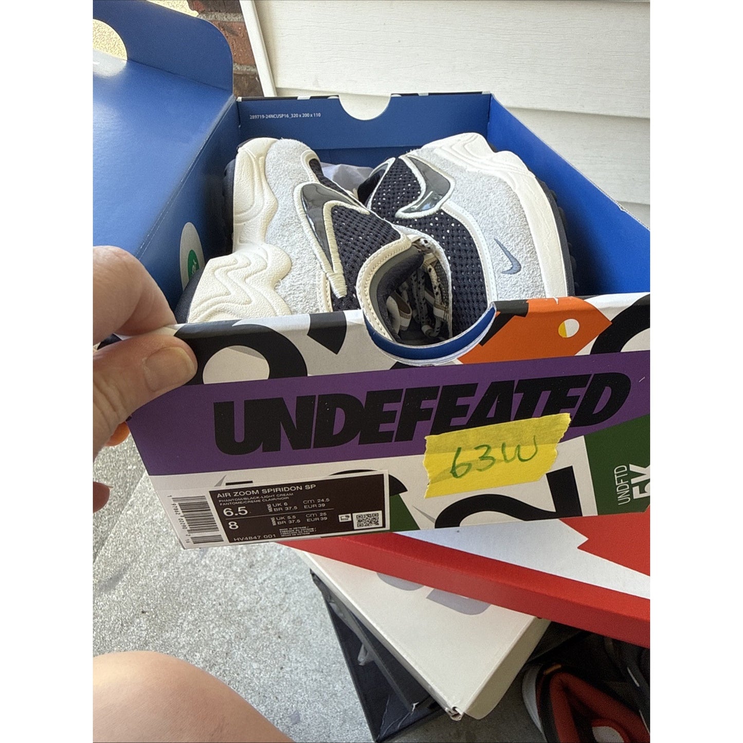 Size 6.5 - Undefeated x Nike Air Zoom Spiridon SP Phantom
