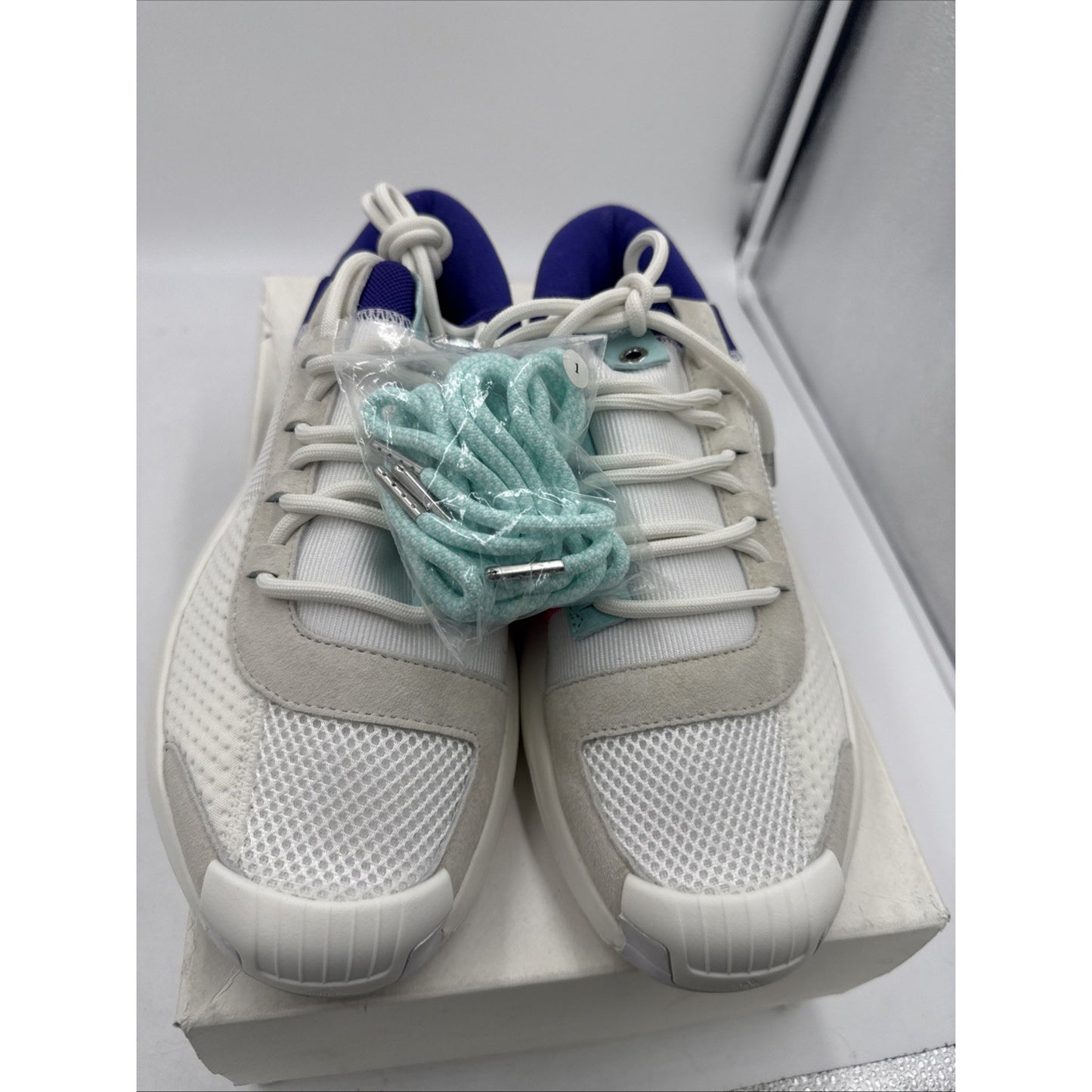 Size 8.5 - Nice Kicks x Adidas Crazy 1 ADV White Teal Purple