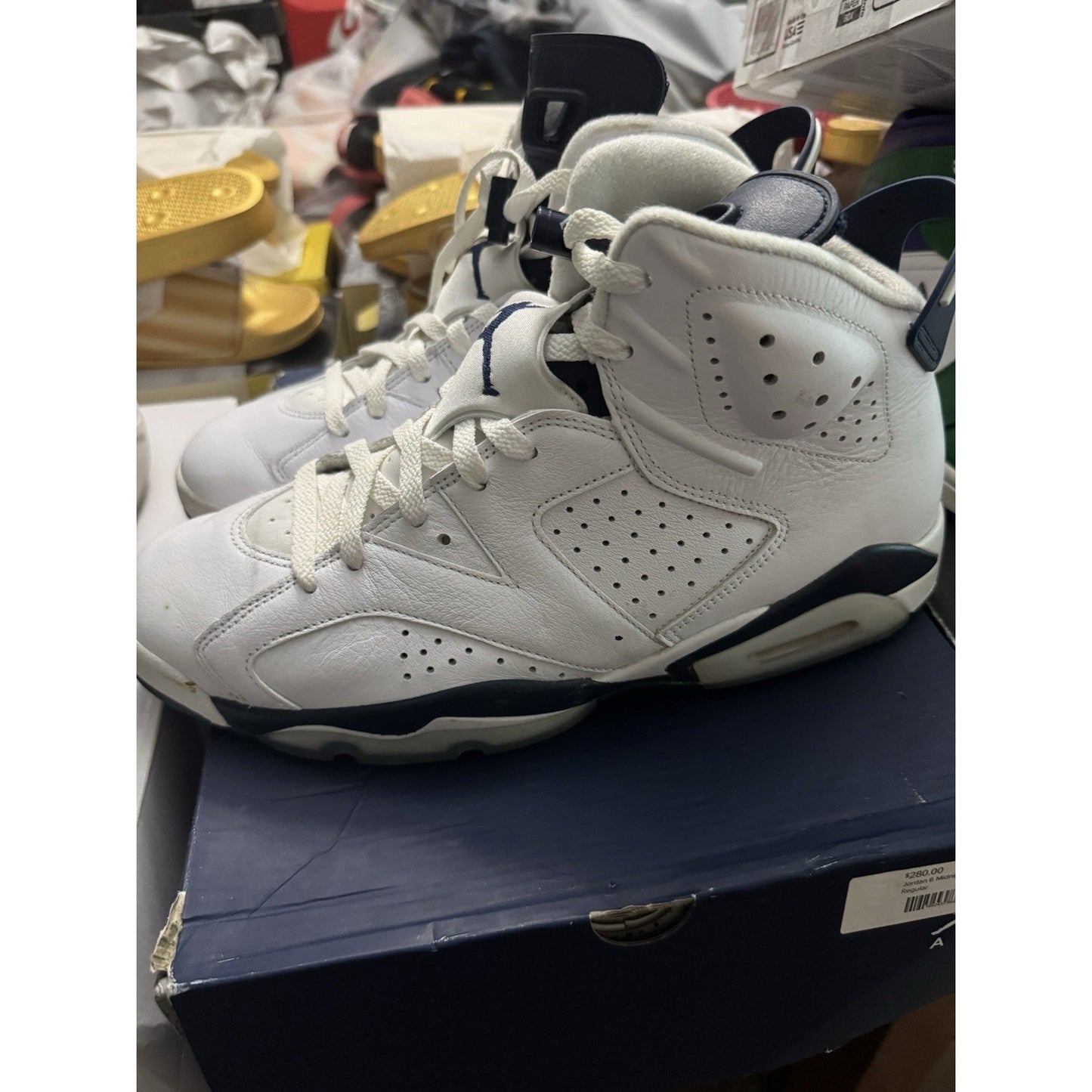 Size 11 - Jordan 6 Retro Midnight Navy BS346