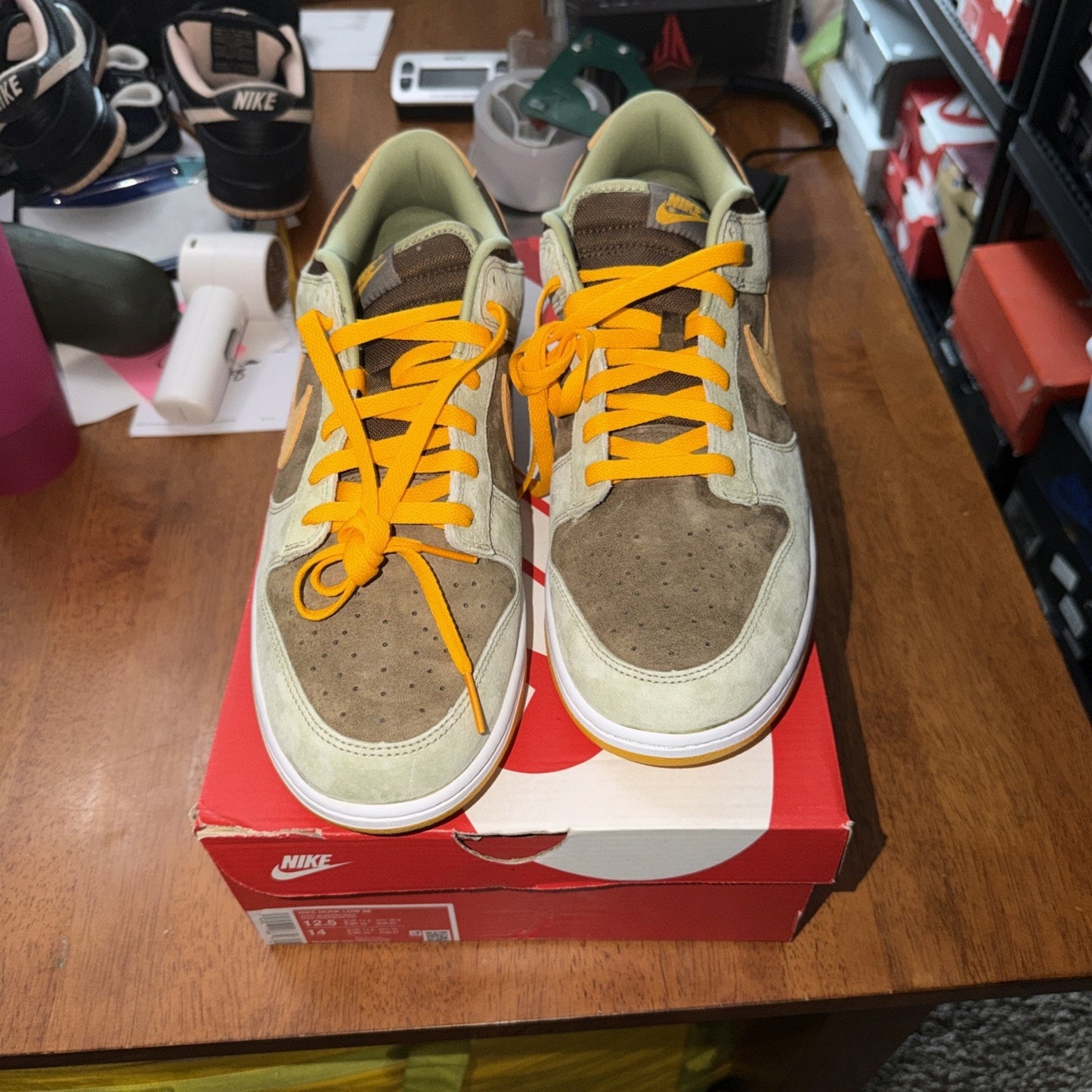 Size 12.5 - Nike Dunk Low Dusty Olive