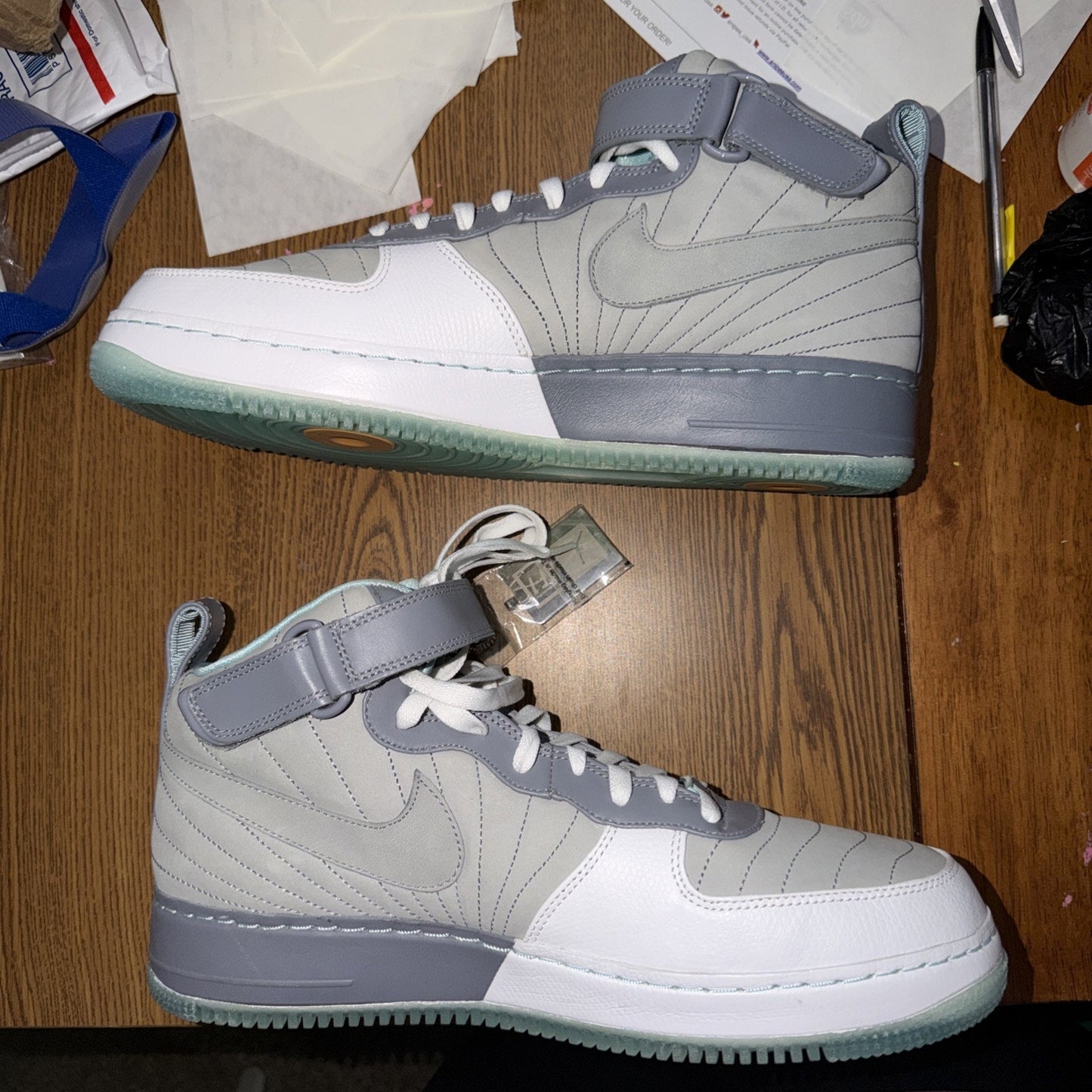 Size 13 - Air Jordan Fusion 12 LS Glacier Ice Rare