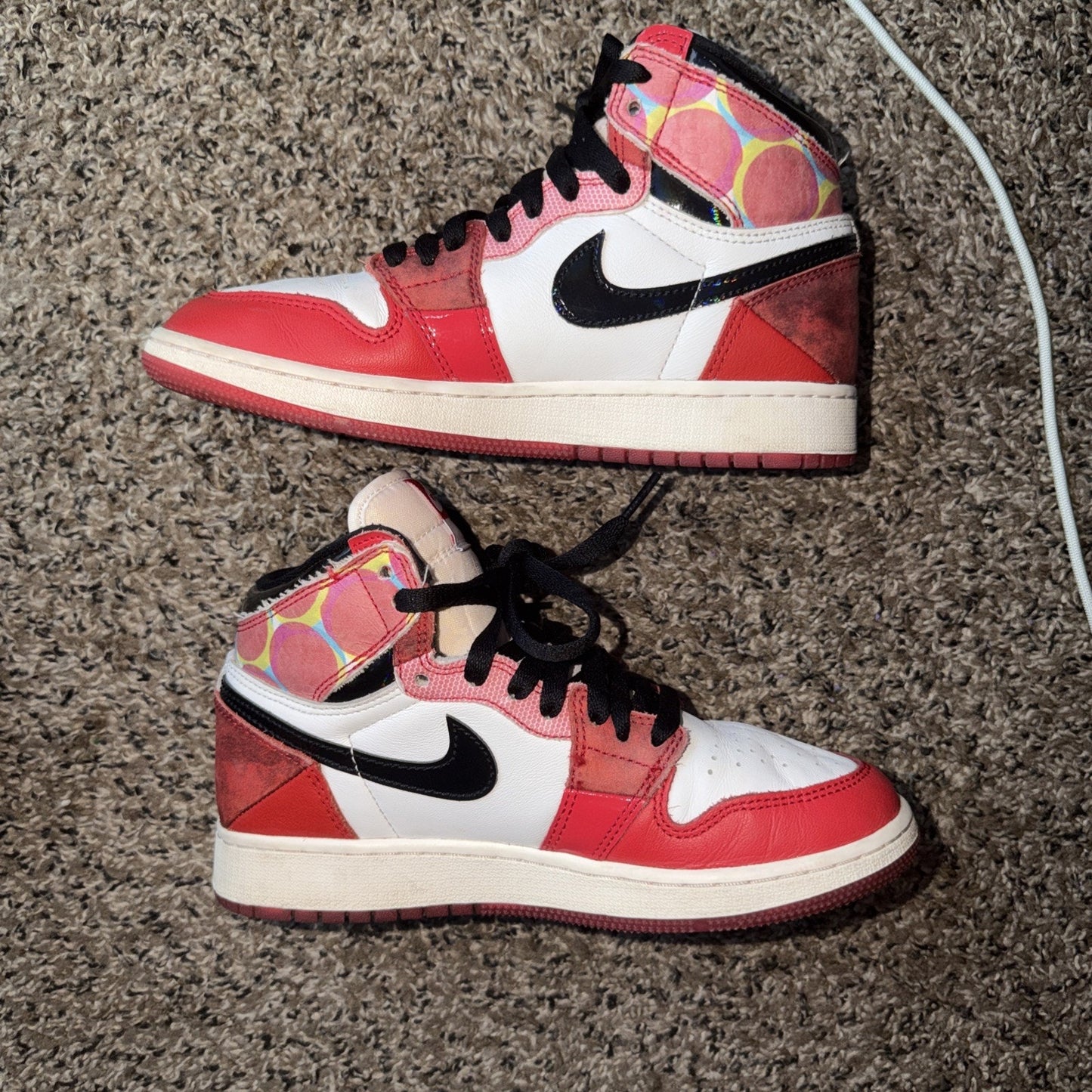 Size 5 (GS) - Jordan 1 Retro OG x Marvel High Spider-Man: Across the...