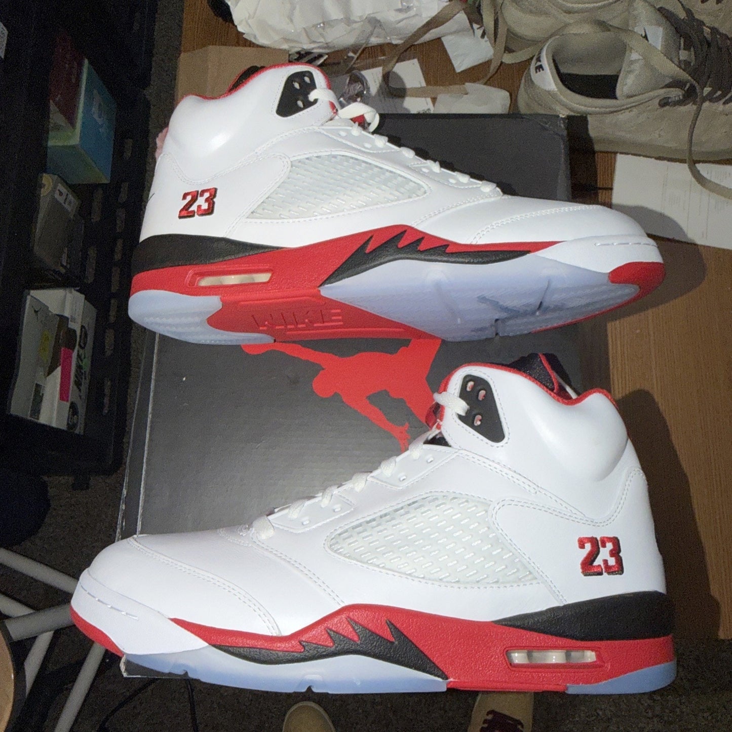 Size 12.5 - Air Jordan 5 Retro 2025 Fire Red