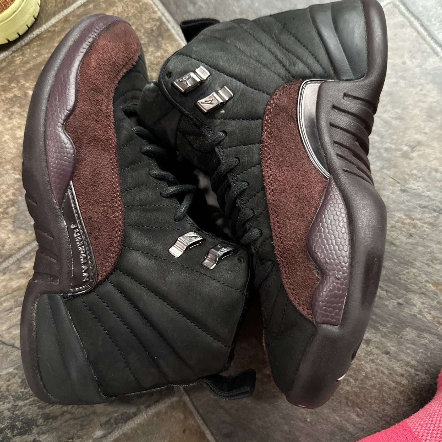 Size 6 - Jordan 12 Retro SP x A Ma Maniere Mid Black W
