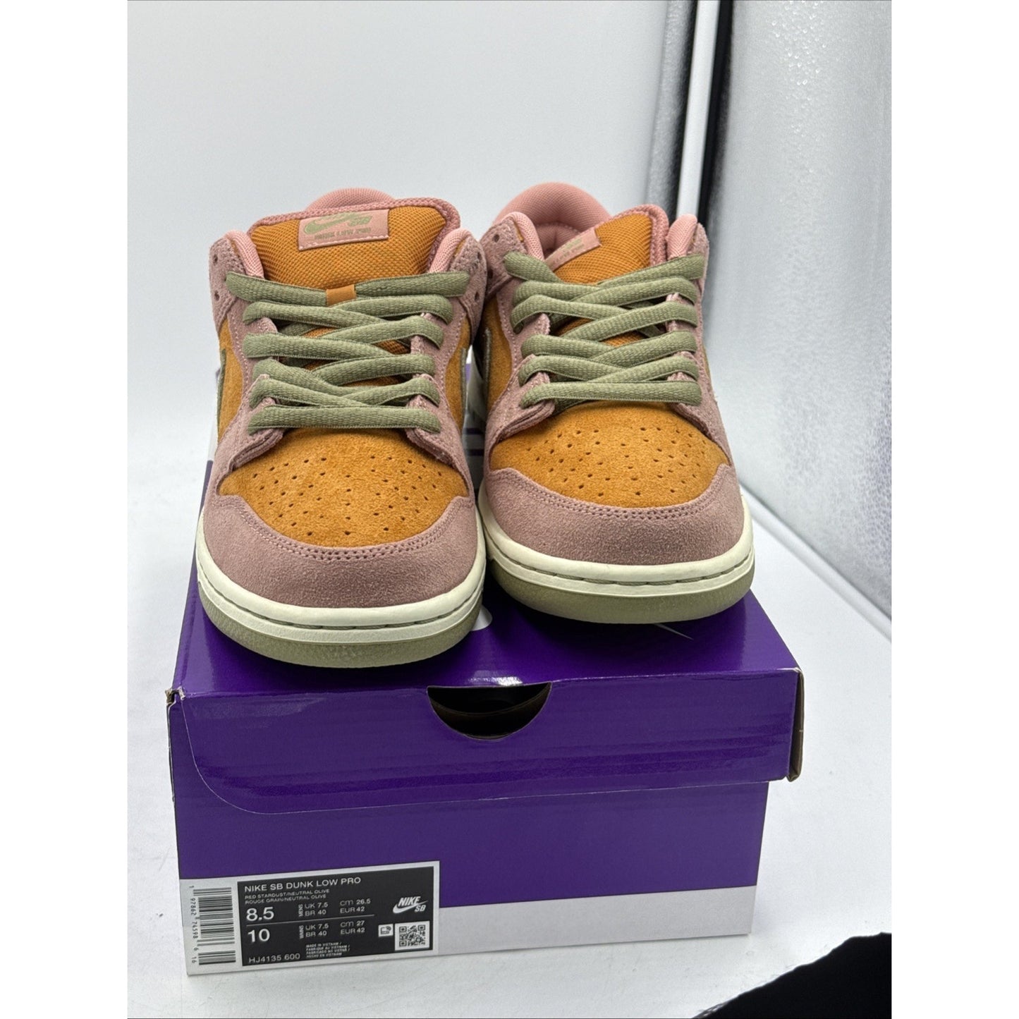 Size 8.5 - Nike Dunk SB Low Red Stardust
