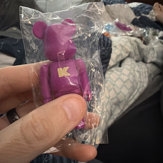 BE@RBRICK Bearbrick 100% Series 50 Basic 'K’Purple Figure