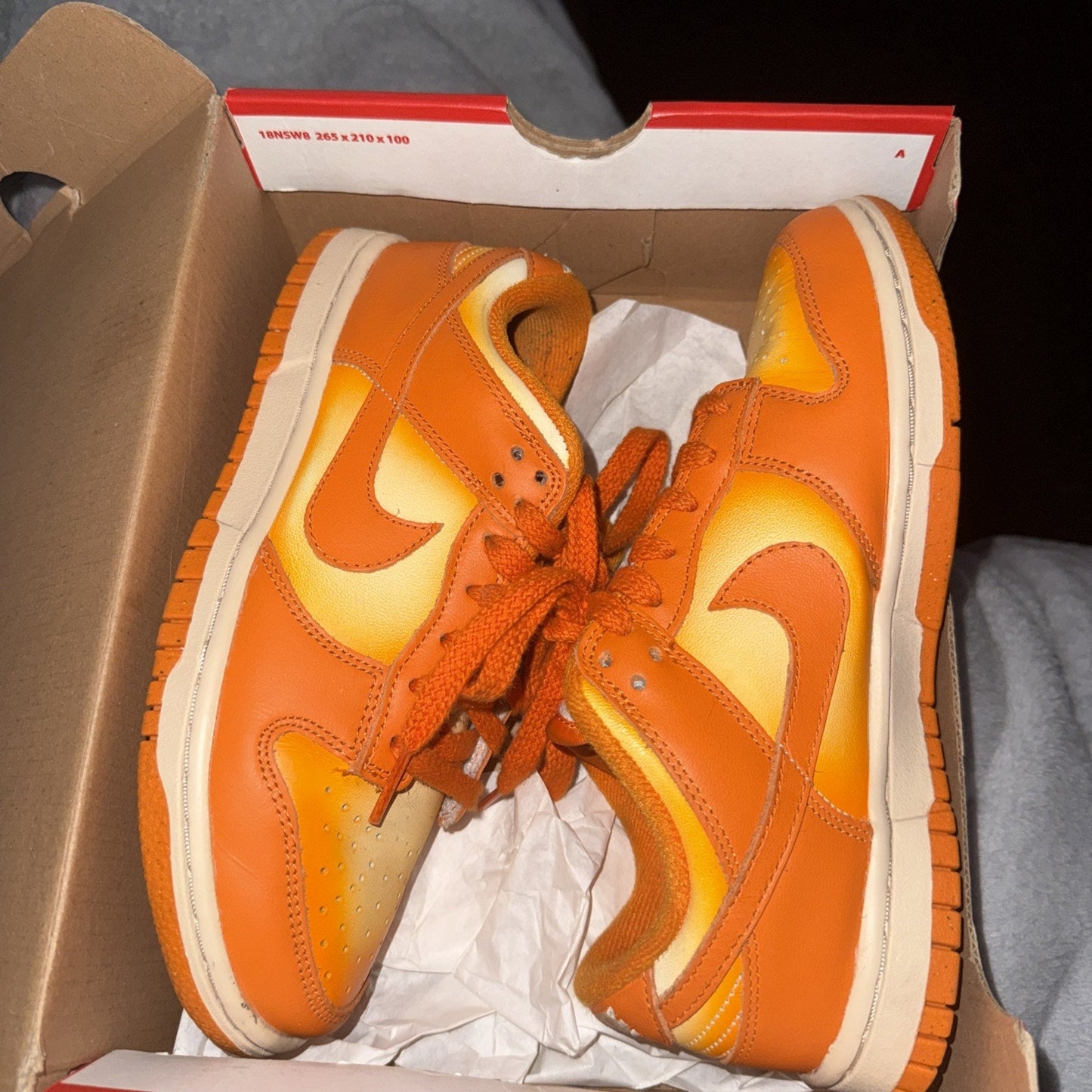 Magma Orange Nike Dunk low (DX2953-800)