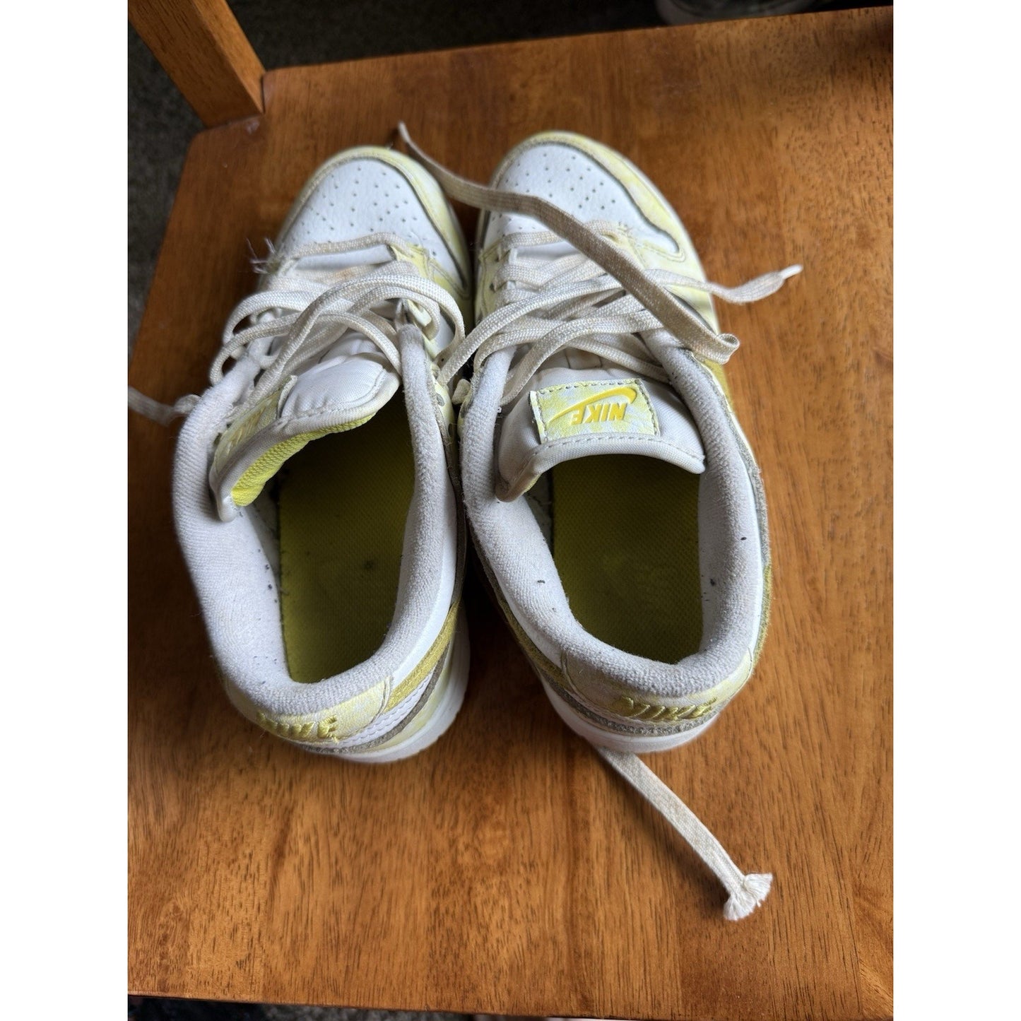 Size 6.5Y Nike Dunk Low Yellow Strike NBS030