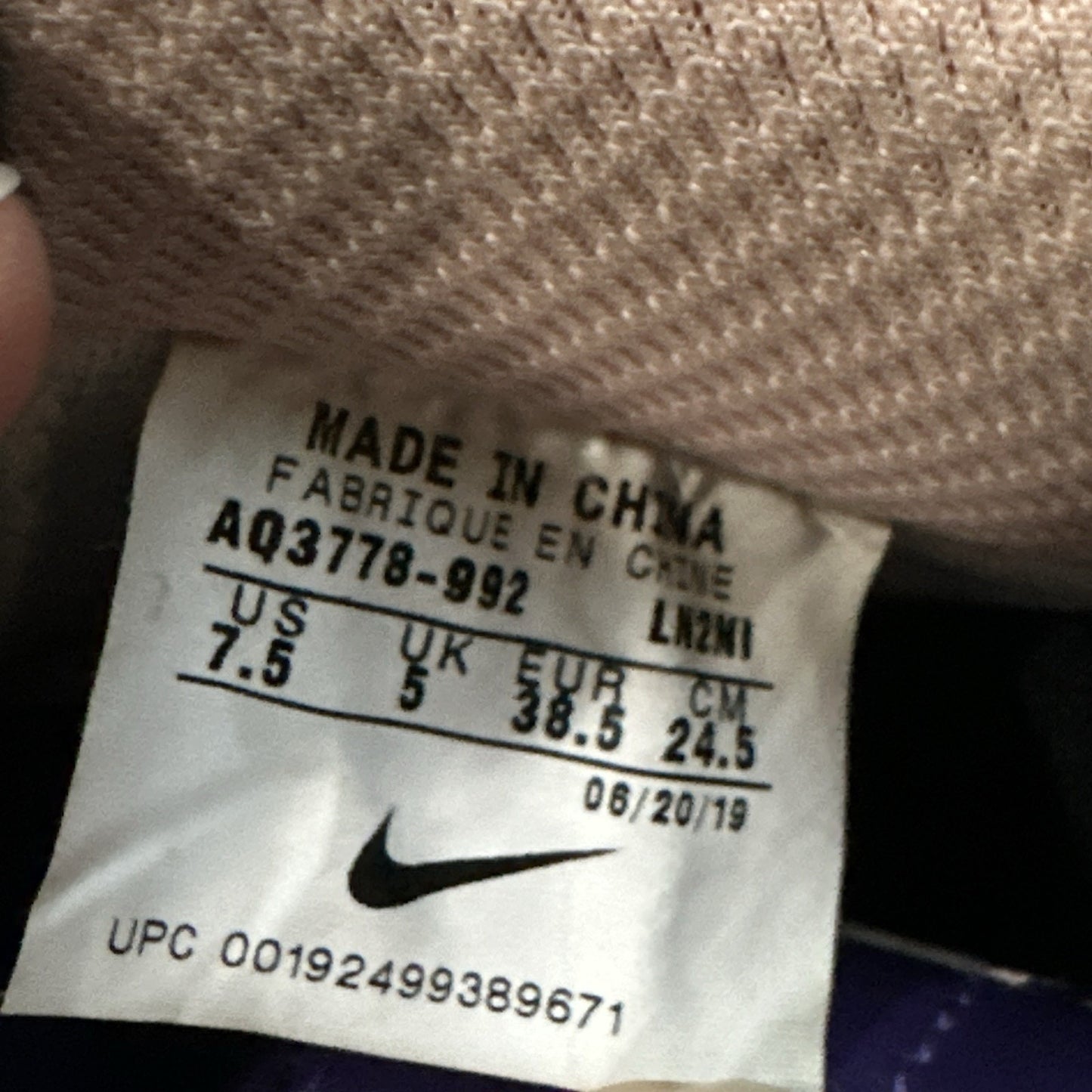 Size 7.5 - Nike Air Force 1 iD Low Multicolor W 1 Of 1