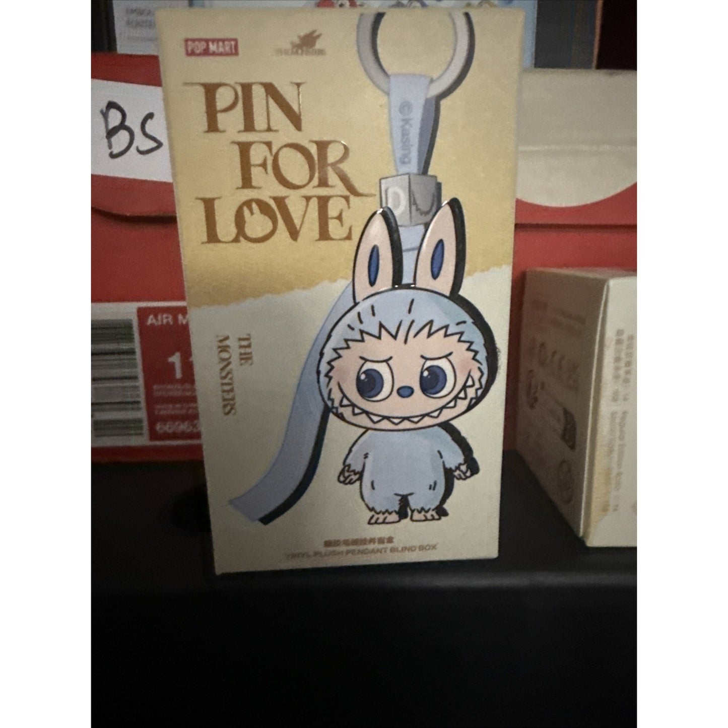 POP MART Labubu The Monsters Pin For Love Plush Pendant Blind Box A-M AUTHENTIC