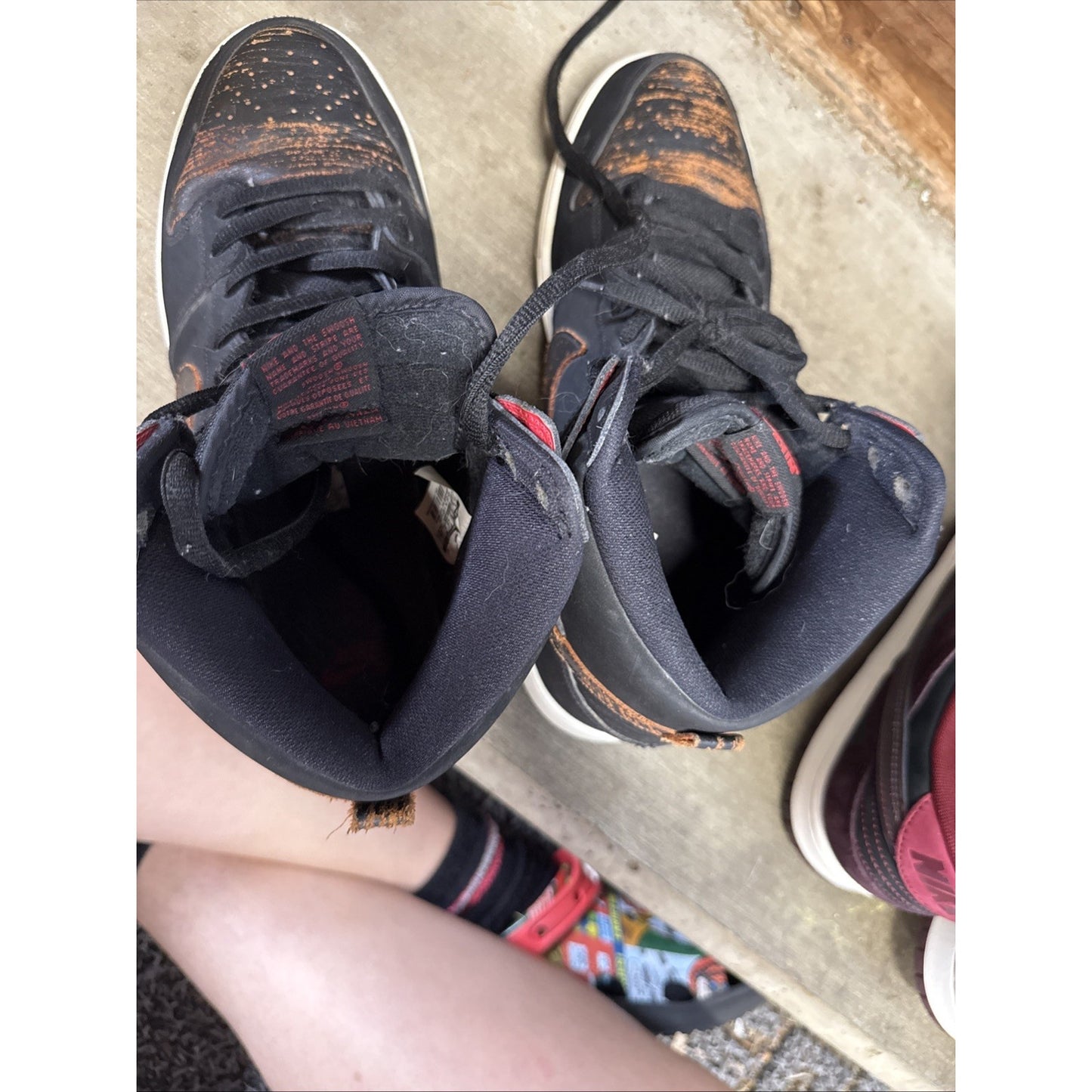 Nike Sb Dunk High Distressed 2015 Size 11.5 Nike Dunk Low High Mid