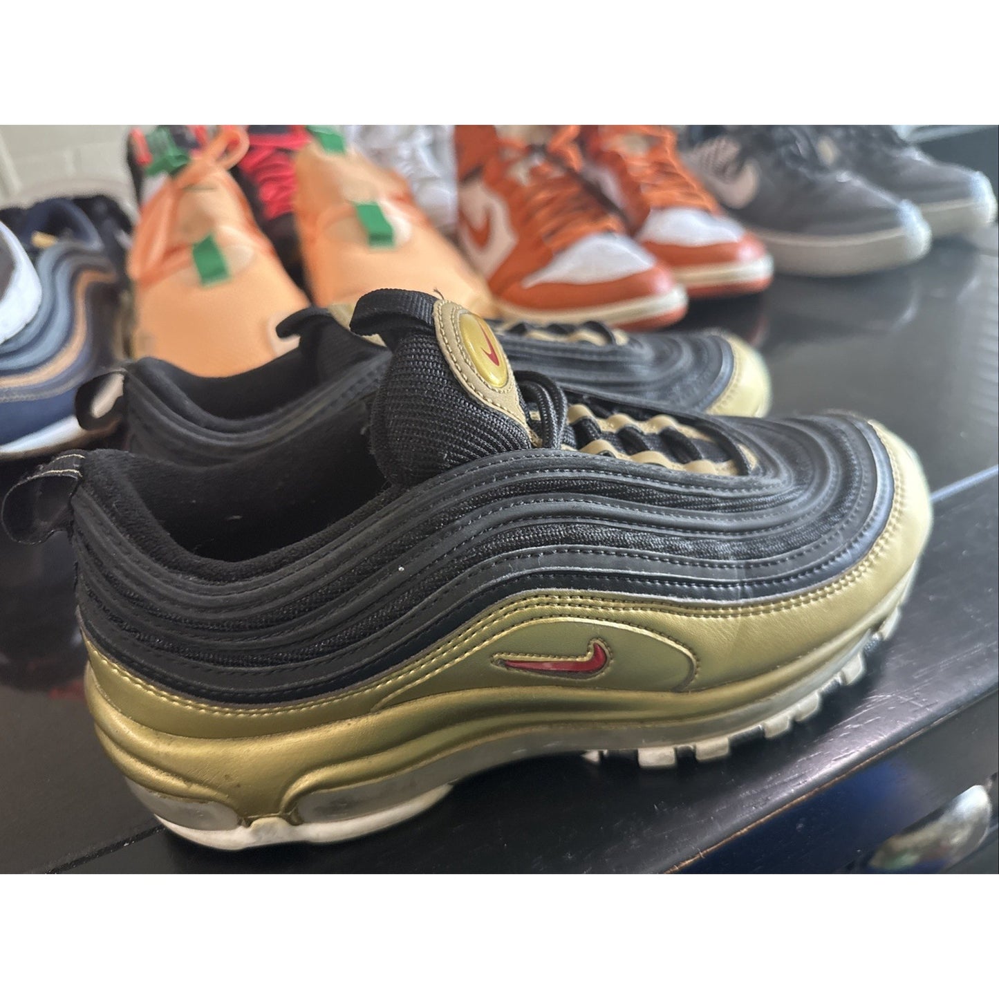 Size 6.5 - Nike Air Max 97 QS B-Sides Metallic Gold NBS207