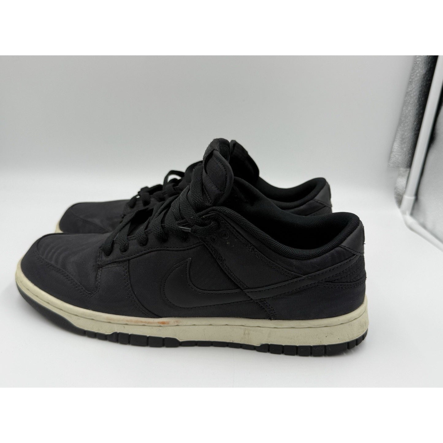 Size 9 - Nike Dunk Low Black Canvas