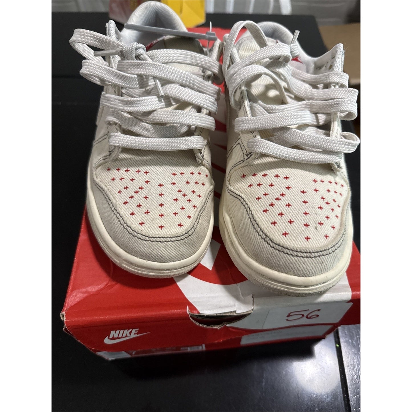 Size 7 - Nike Dunk Low Sashiko - Light Orewood Brown 2023