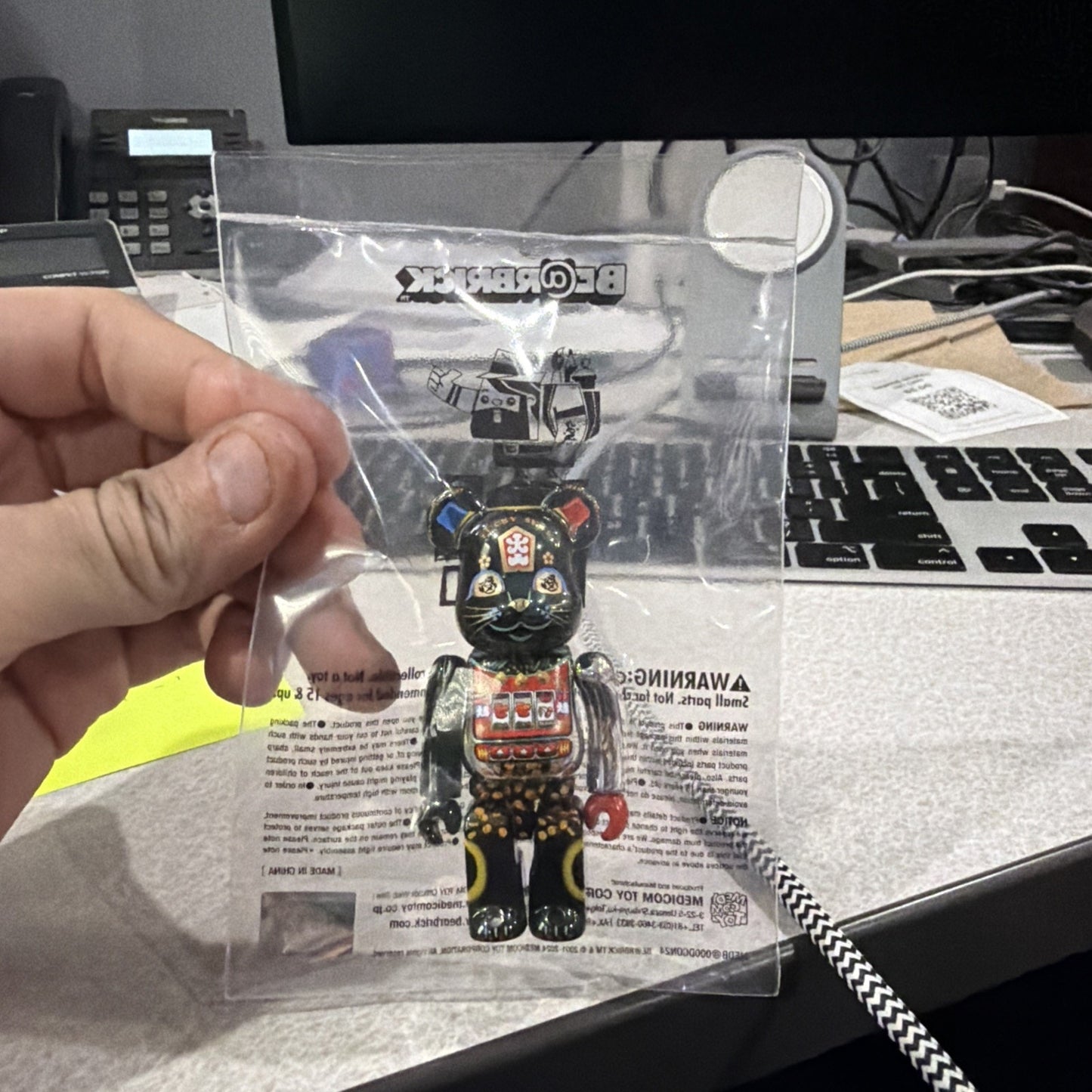 DESIGNERCON DCON 2024 LAS VEGAS MEDICOM BEARBRICK LUCKY CAT JACKPOT 100%