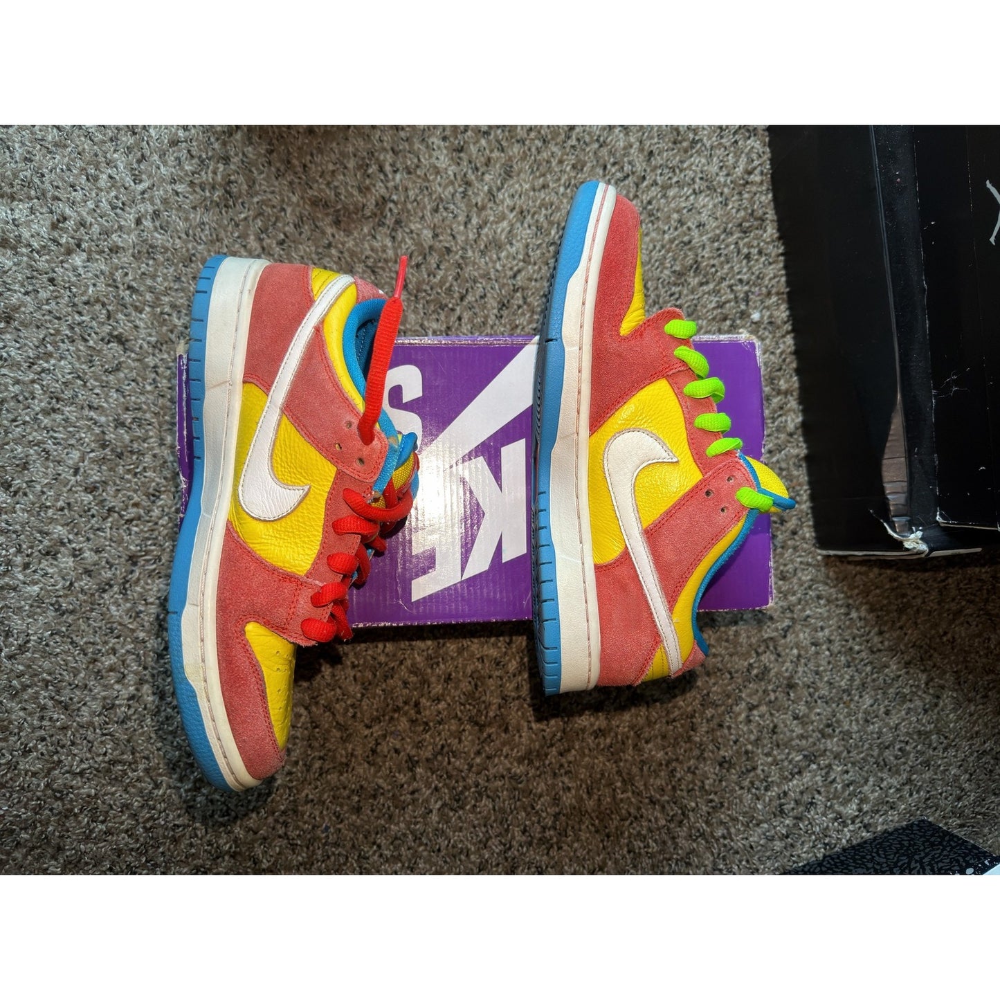 Size 7.5 - Nike SB Dunk Low Pro Bart Simpson - Pre-Owned