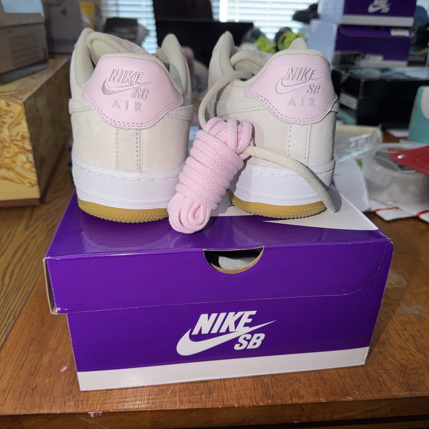 Size 11 - Nike Air Force 1 Low SB Light Orewood Brown Pink