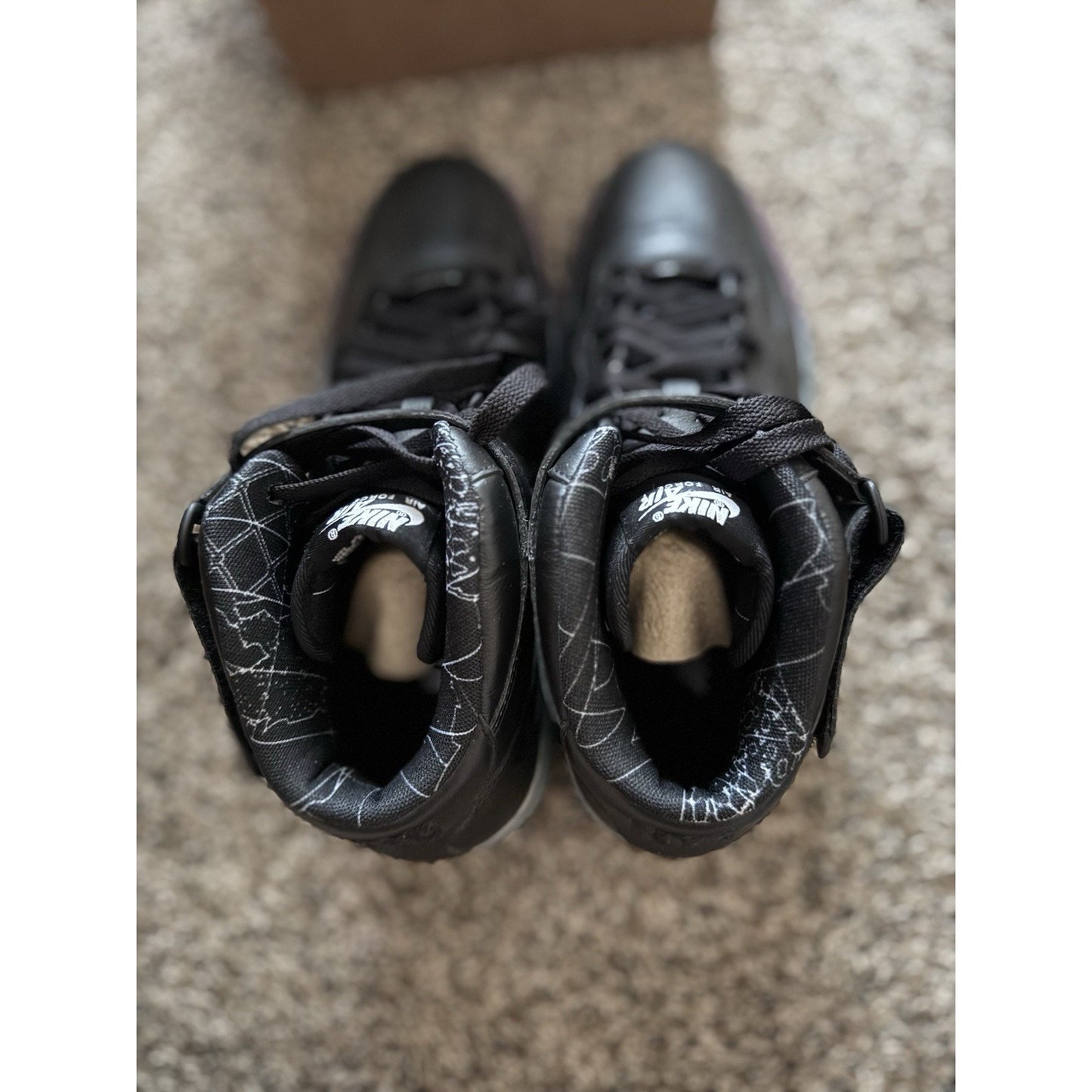 Size 10 Nike Id Air Force 1 NYC Lazer Rare BS273