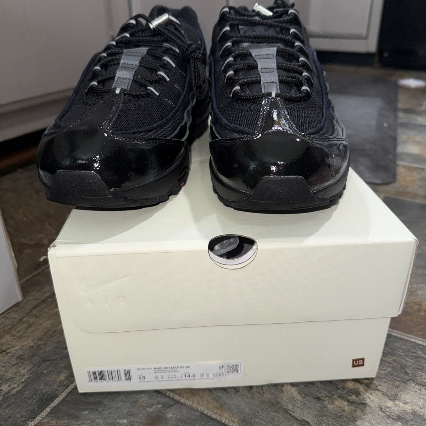 Size 13 - Undefeated x Nike Air Max 95 Black