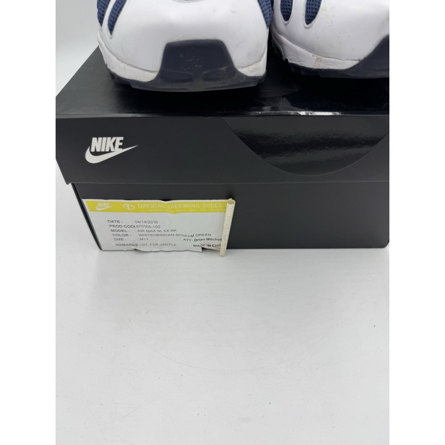 Size 11 Nike Air Max 96 FSR Sample