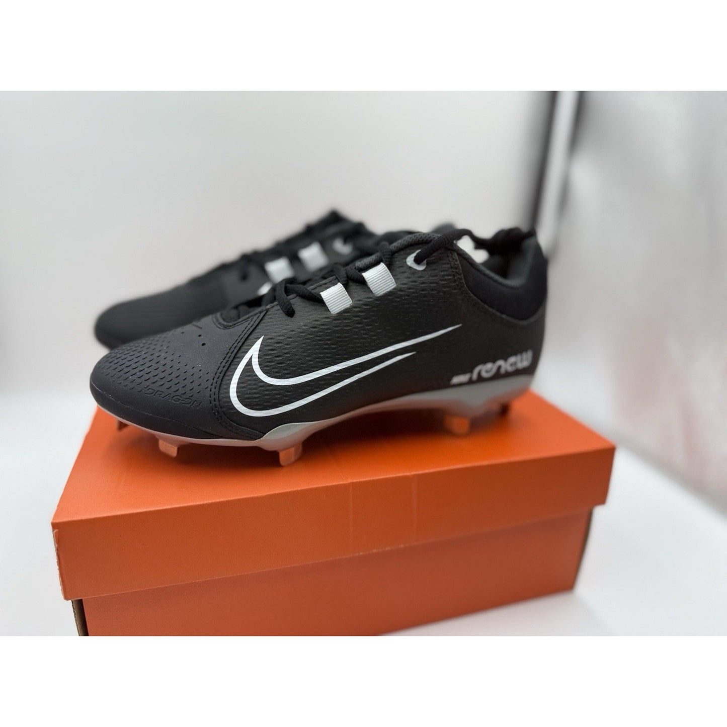Size 8.5 - Nike Hyperdiamond 4 Pro Black Dark Smoke Grey W