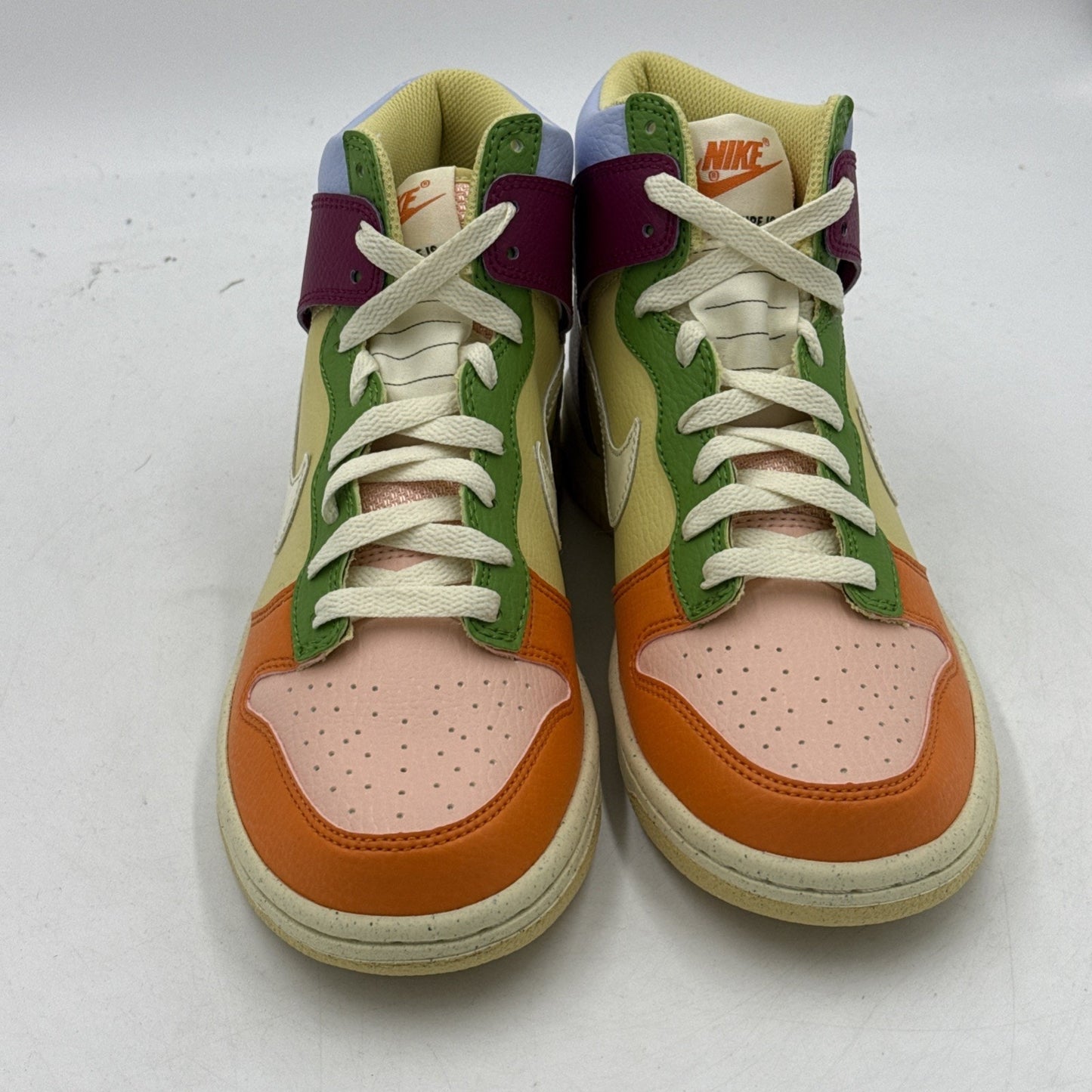 Size 4 (GS) - Nike Dunk High Next Nature Multicolor