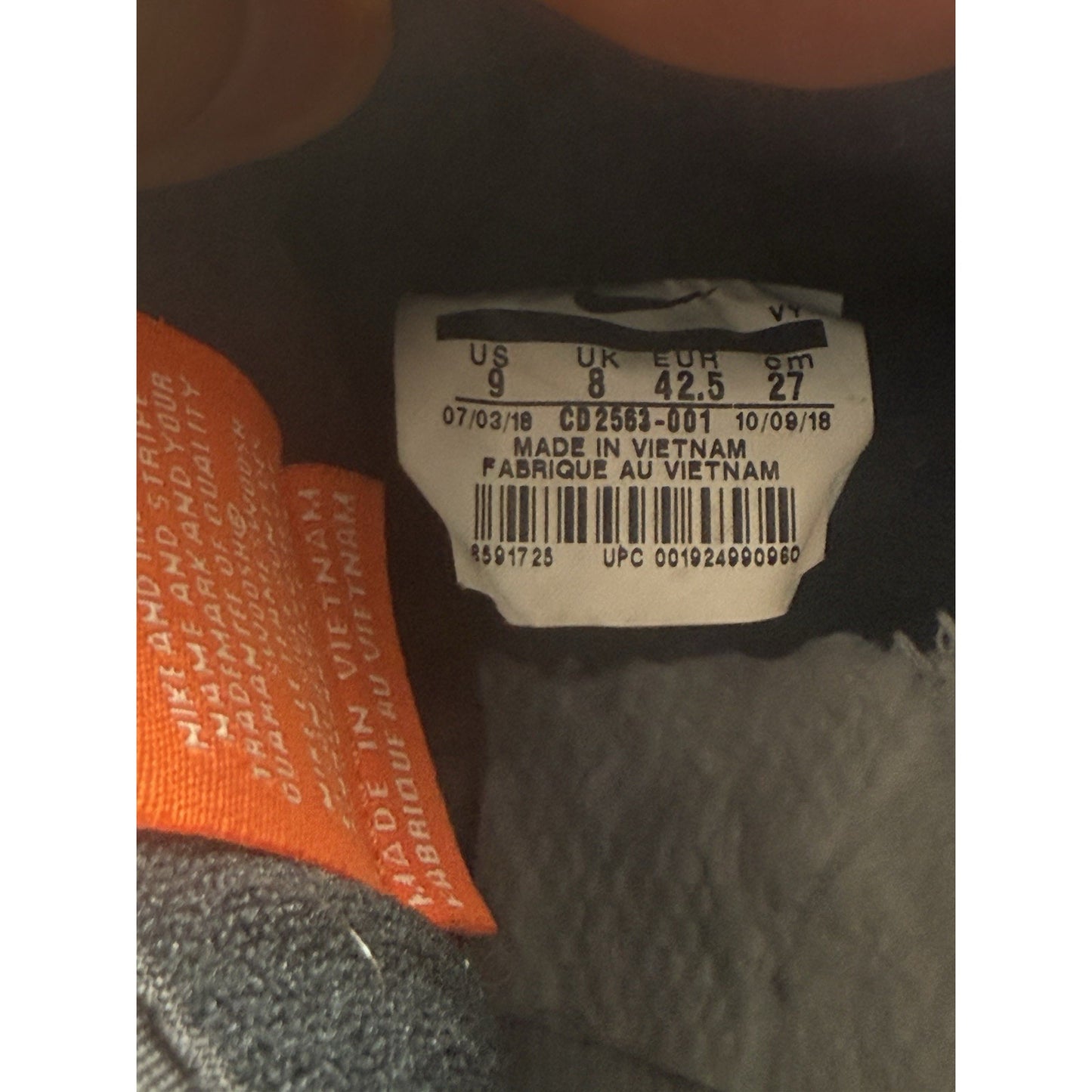 Size 9 - Nike Dunk SB Low Orange Label