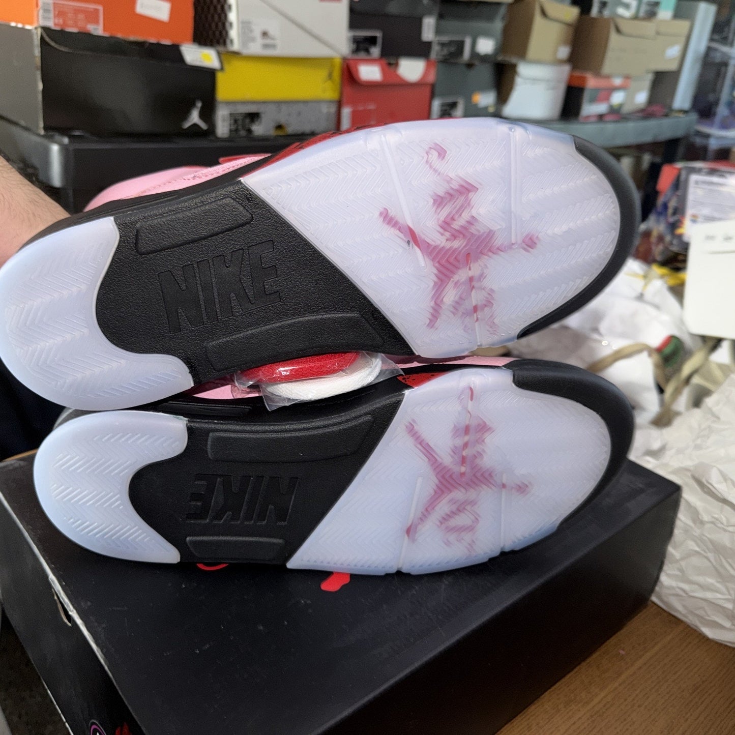 Nike Awake NY/Air Jordan 5 Retro Bubblegum Pink Size 13 DV4982-600 New With Box