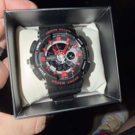Activa Pixel X Invicta Digital Men's Watch - 50mm. Black ACW499-002 New!!