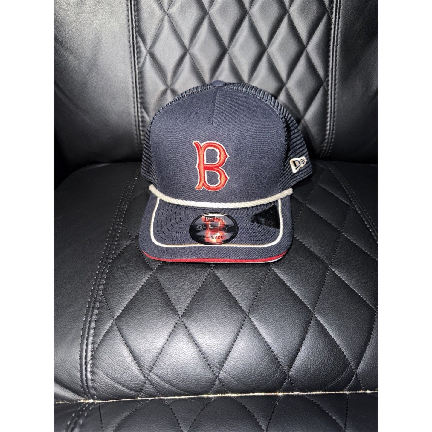 New Era Boston Red Sox 9FIFTY Snapback Hat Cap Adjustable Rope MLB Baseball New