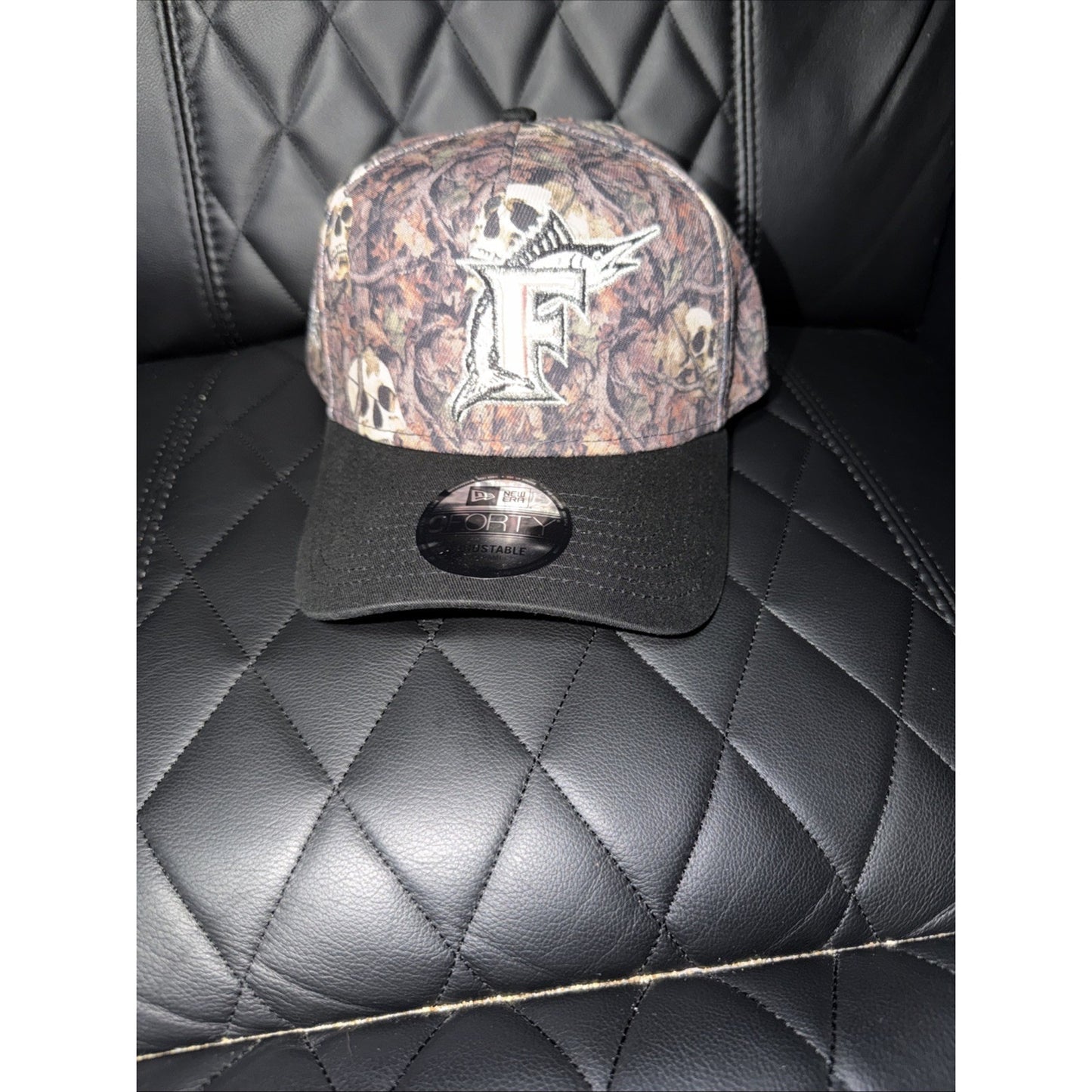 New Era SnapBack Florida Marlins Camo Skulls Sold Out