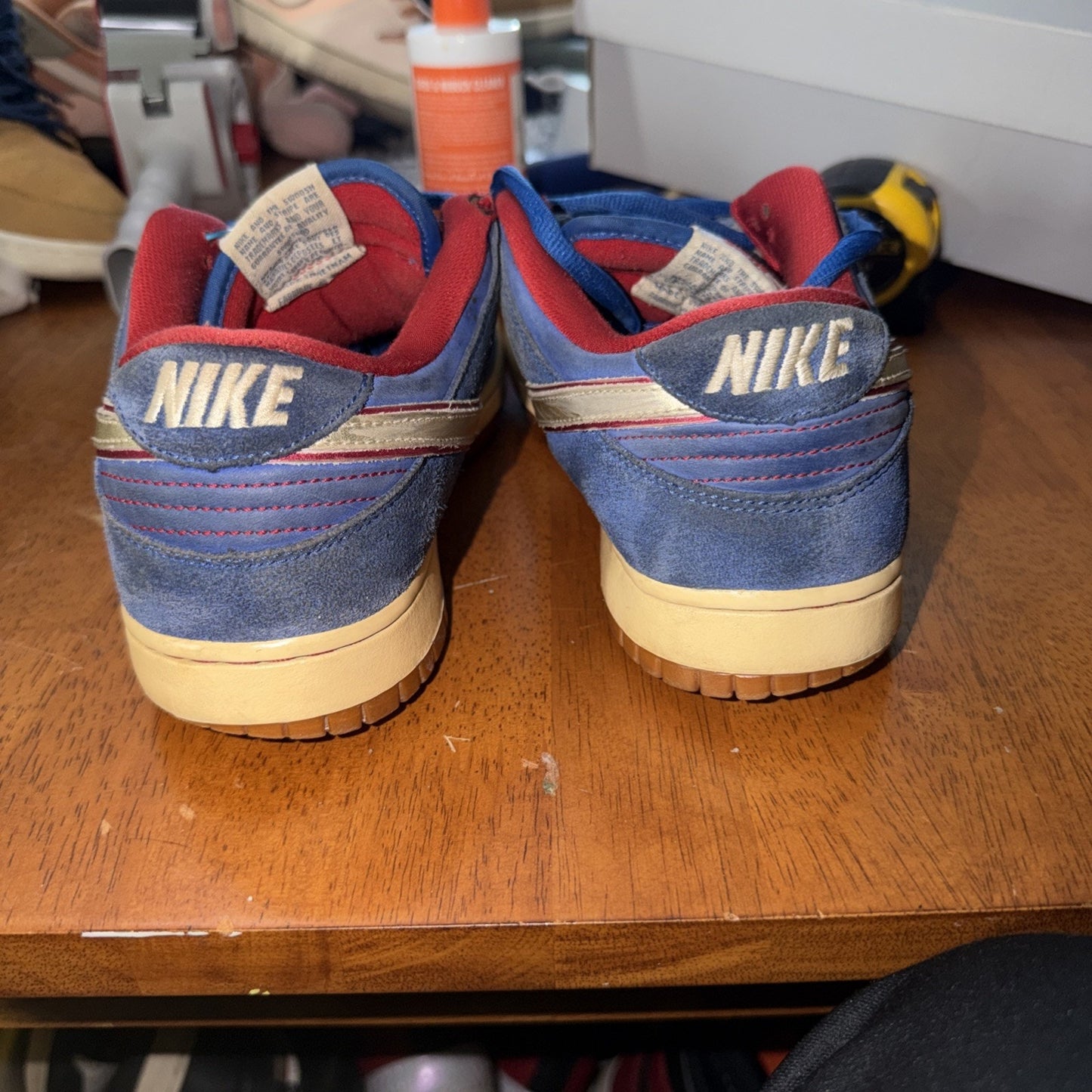 Nike Dunk Low Premium SB 313170-400 9.5 Blue Ribbon Gold Eric Koston