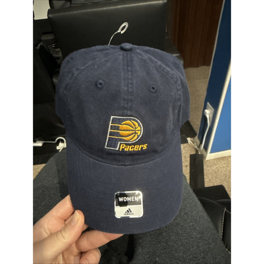 NBA Indiana Pacers Adidas Womens Slouch Buckle Back Cap Hat Style #EB23W NEW!