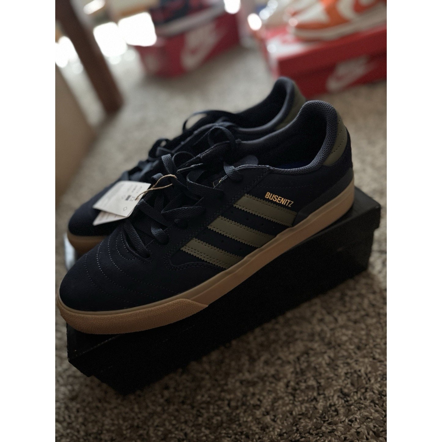 Size 11.5 - adidas Busenitz Vulc 2 Legend Ink Olive Strata BS276