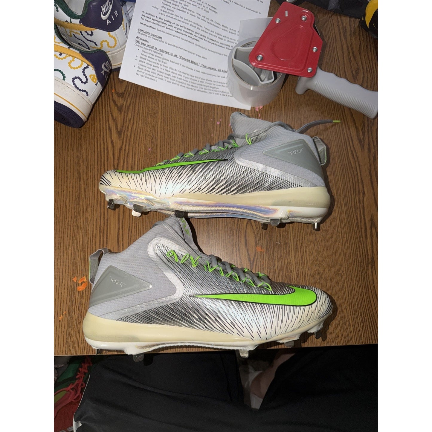 Size 12 Nike Zoom Trout 3 ASG baseball cleats Promo Sample Tagged