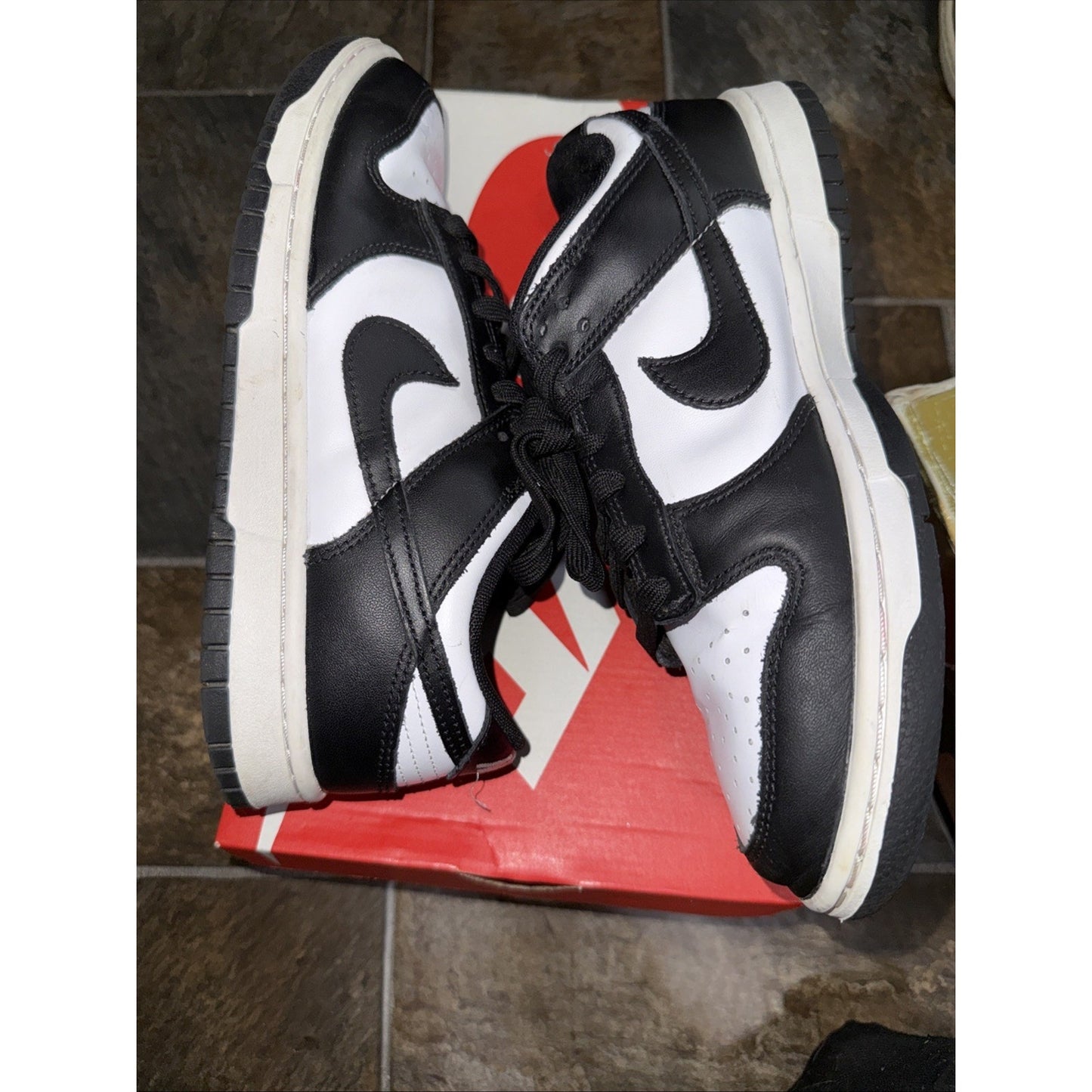 Size 8 - Nike Dunk Low Black White Panda