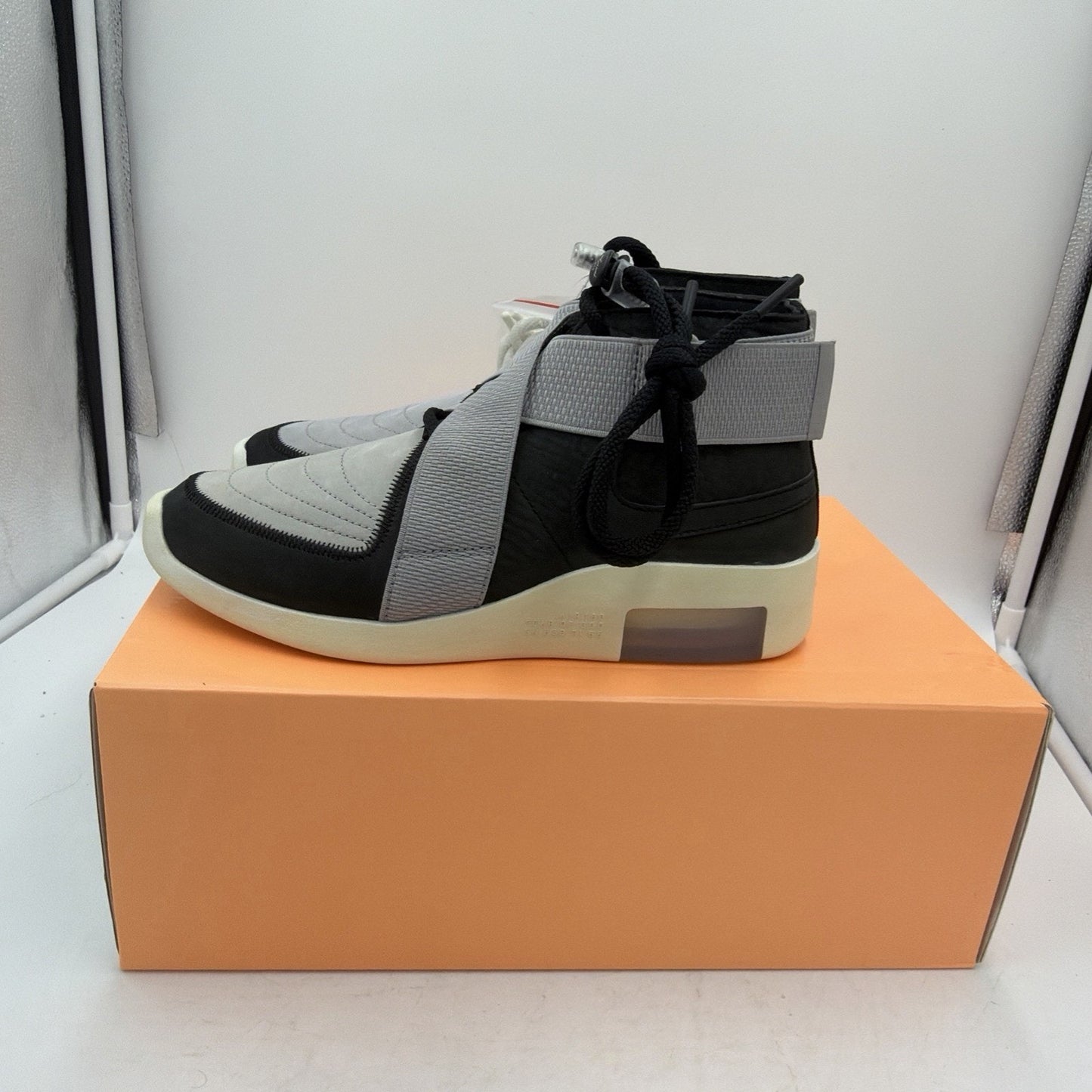 Size 6 - Nike Air Fear of God Raid Black Atmosphere Grey