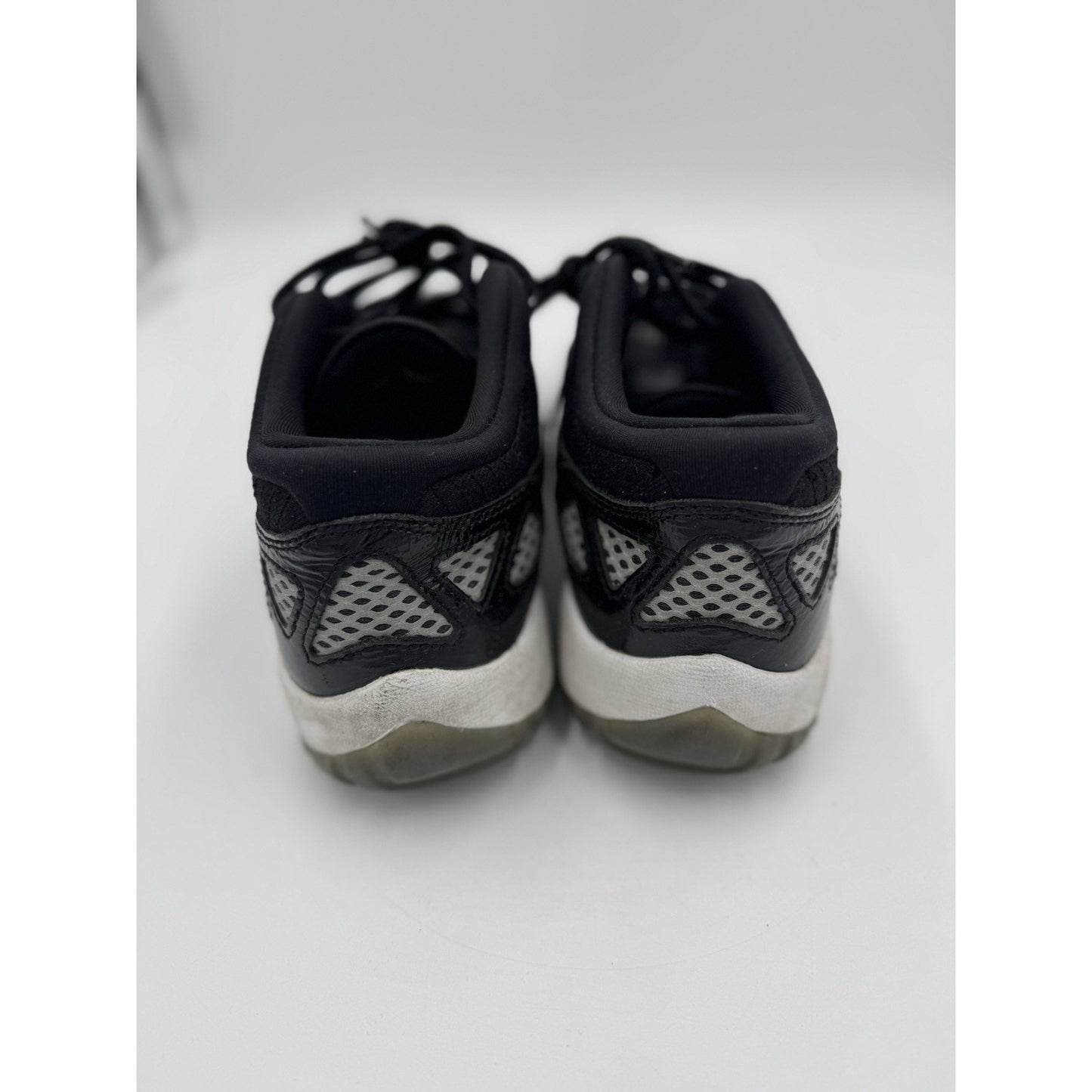 Size 7.5 - Air Jordan 11 Retro IE Low Black White