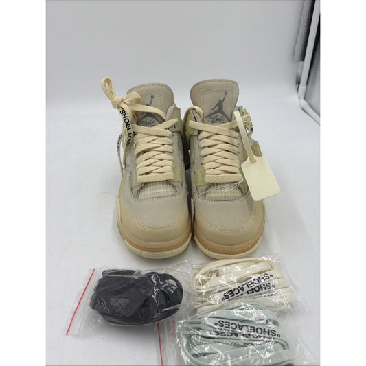 Size 5 - Jordan 4 SP x Off-White Mid Sail W FRST Sample