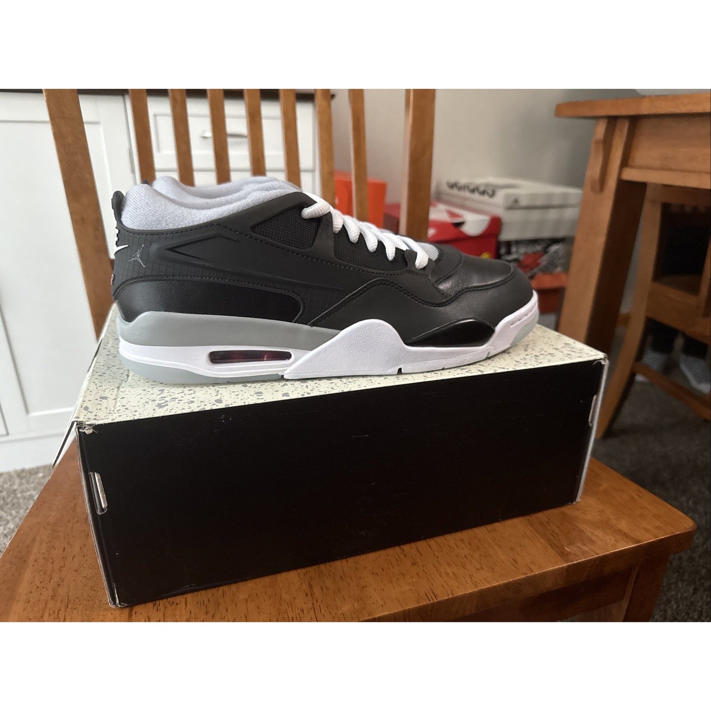Size 10.5 - Air Jordan 4 RM Black Metallic BS149