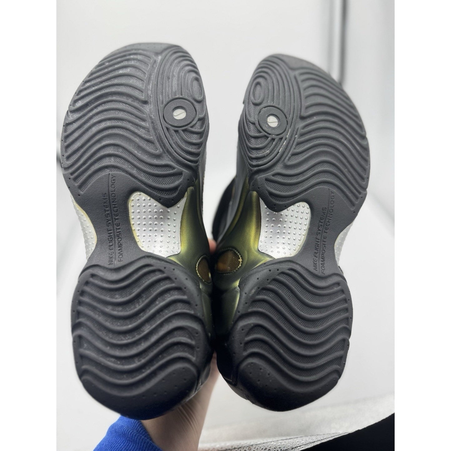 Size 12 - Nike Air Flightposite 2008 Metallic Gold