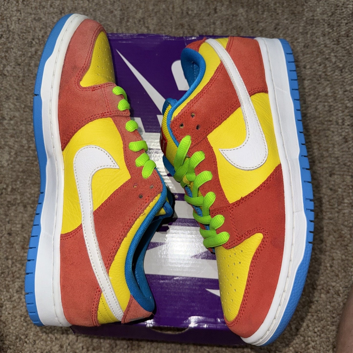 Size 9 - Nike SB Dunk Low Bart Simpson 2022