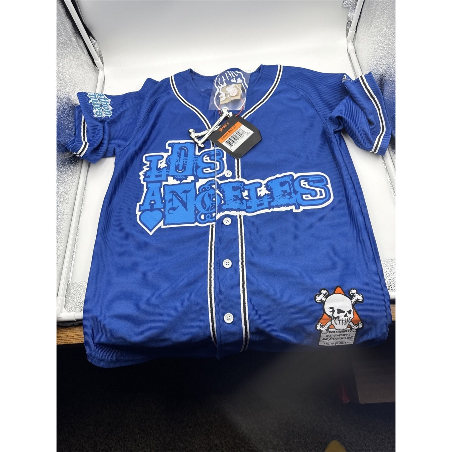 Size Small Brand X Men’s Baseball Jersey Los Angeles