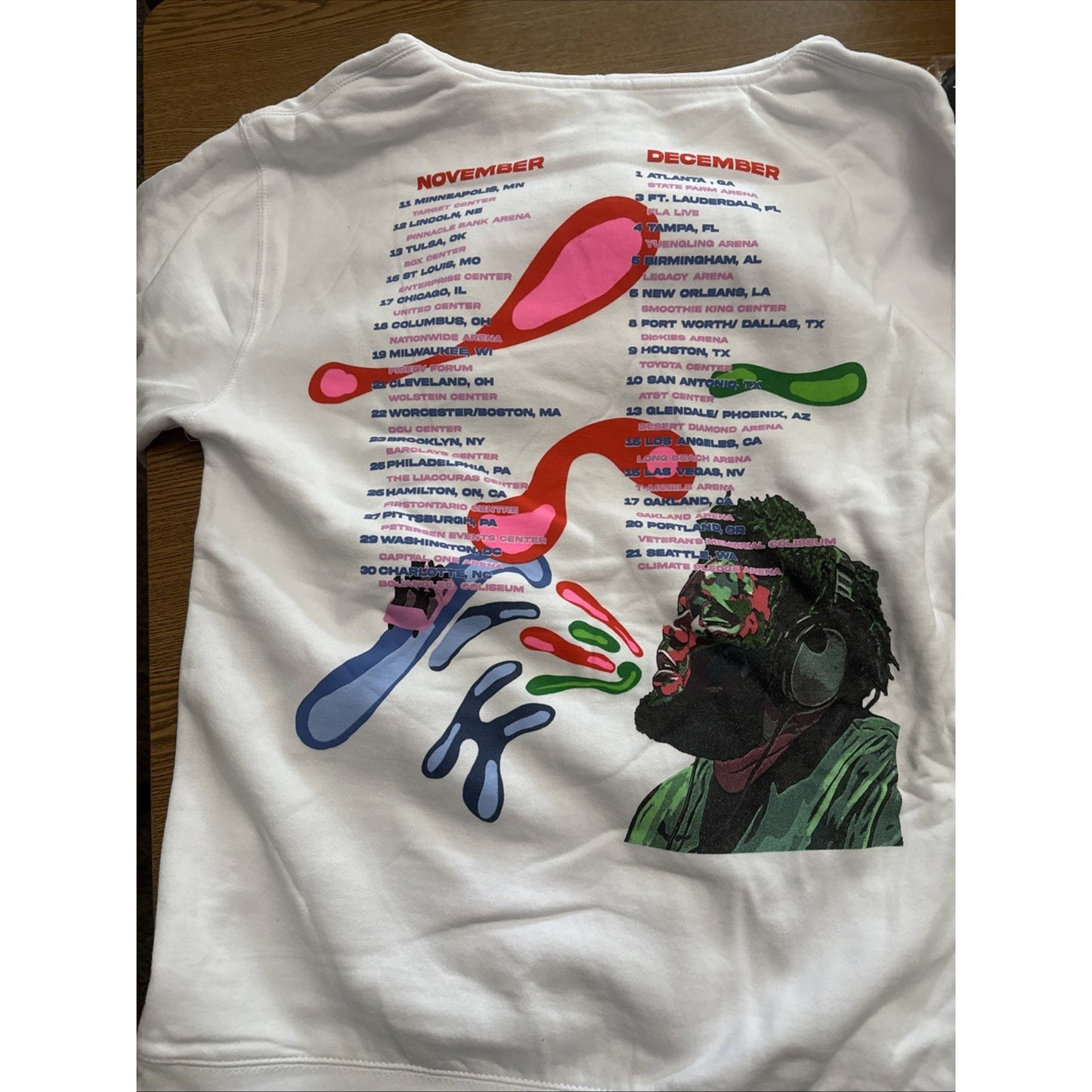 Rod Wave Official Merch Hoodie Beautiful Mind Tour