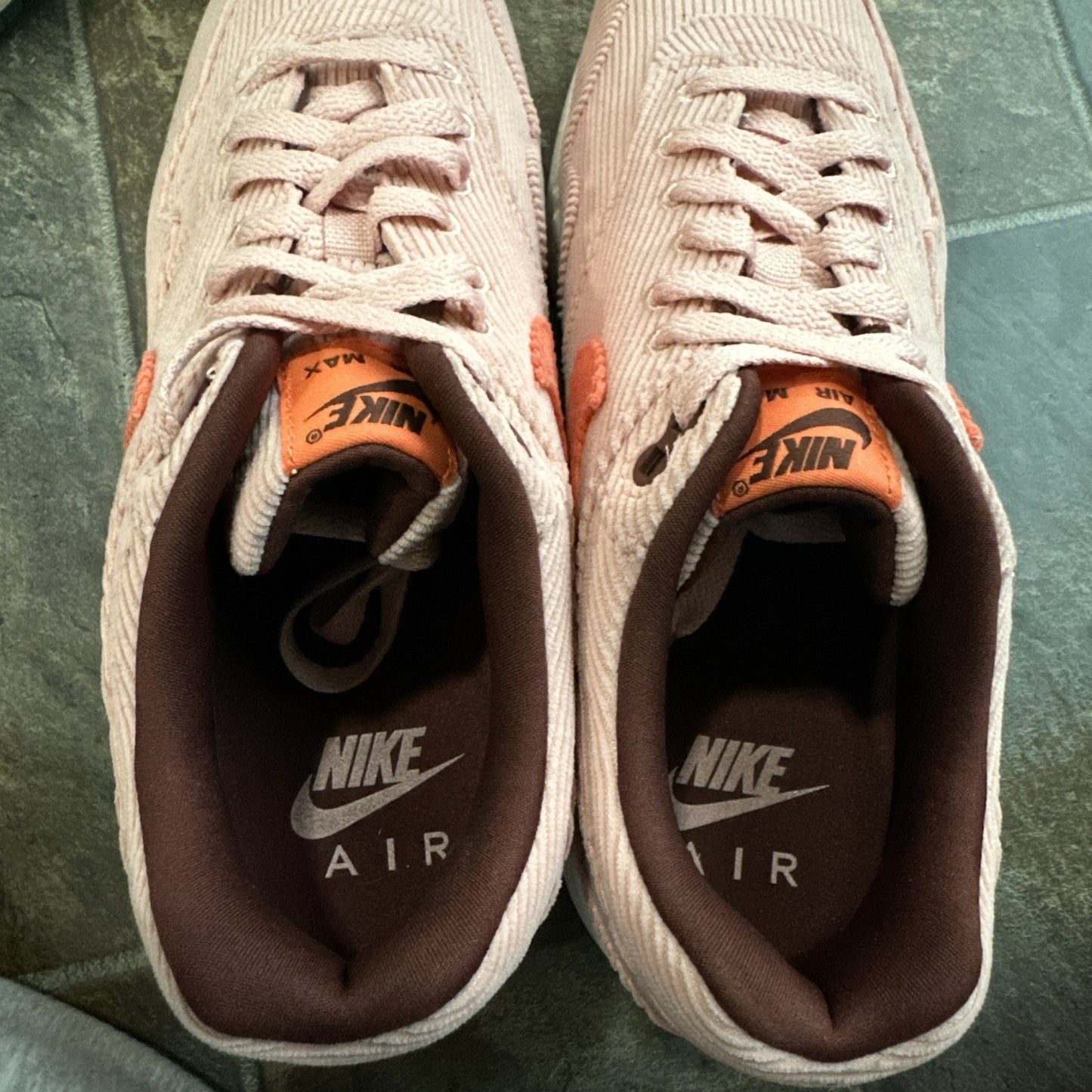 Nike Air Max 1 Premium Corduroy Coral Stardust -no Box- Mens 10.5